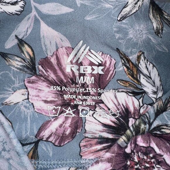 Rbx Floral Biker Shorts - Picture 2 of 3